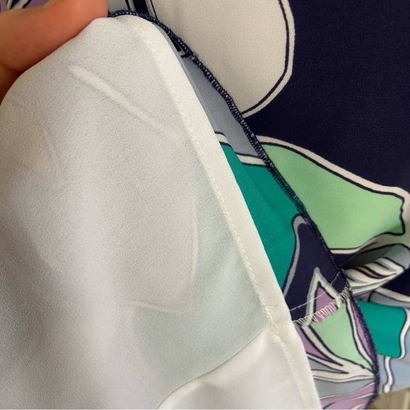 Laundry By Shelli Segal Los Angeles Gorgeous Colourful Dress Size 8 - Picture 8 of 9